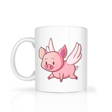 When Pigs Fly 11oz Ceramic Coffee Mug