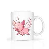 When Pigs Fly 11oz Ceramic Coffee Mug