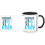 Keeping it REEL 11oz FISHING COFFEE MUG Color Accent