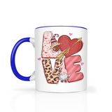 LOVE GNOMES Color Accent 11oz Coffee Mug