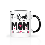 F BOMB MOM Color Accent 11oz Coffee Mug