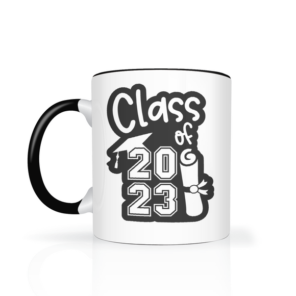 CLASS of 2023 11oz Color Accent Coffee Mug