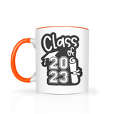 CLASS of 2023 11oz Color Accent Coffee Mug