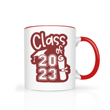 CLASS of 2023 11oz Color Accent Coffee Mug