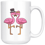 Mr. and Mrs. Flamingo 11oz or 15oz COFFEE MUGS