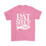 EAT SLEEP FISH Unisex T-Shirt 10 colors available