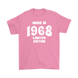 Made in 1968 Limited Edition Unisex short sleeve t-shirt