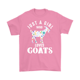 Just a Girl Who Loves GOATS Unisex T-Shirt