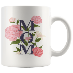 MOM Floral Coffee Mug 11oz or 15oz