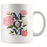 MOM Floral Coffee Mug 11oz or 15oz