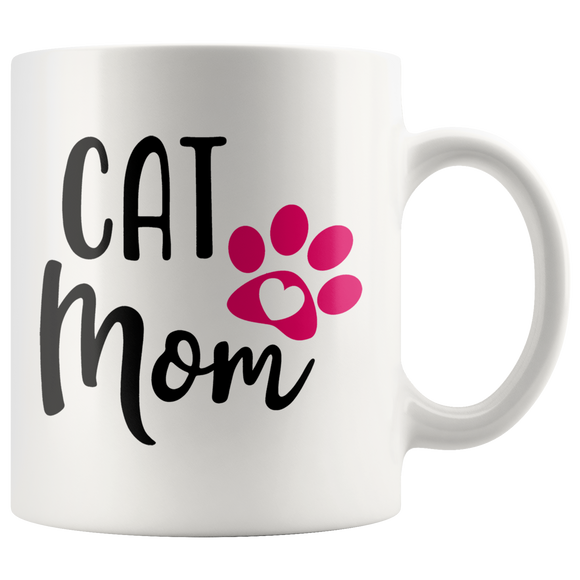 CAT MOM 11oz COFFEE MUG - J & S Graphics