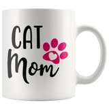 CAT MOM 11oz COFFEE MUG - J & S Graphics