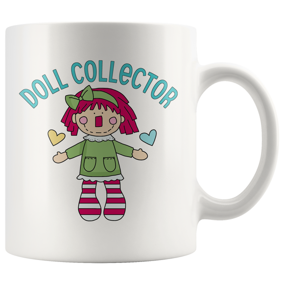 Doll Collector 11oz or 15oz COFFEE MUG Rag Doll