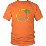 TROPICAL BEACH ISLAND Unisex T-Shirt - J & S Graphics