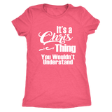 It's a CHRIS Thing Women's Triblend T-Shirt You Wouldn't Understand - J & S Graphics