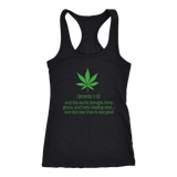 Genesis 1:12 Weed is Good Men's and Women's T-Shirts, Tanks and Hoodies