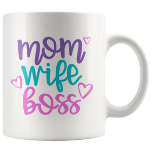 MOM WIFE BOSS Coffee Mug 11oz or 15oz