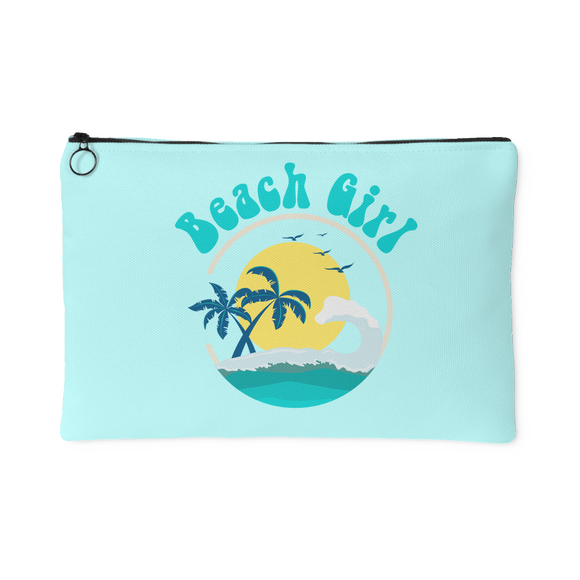 BEACH GIRL Accessory Pouch - 2 Sizes to choose from - J & S Graphics