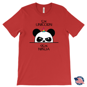 NINJA UNICORN PANDA Men's T-Shirt - J & S Graphics