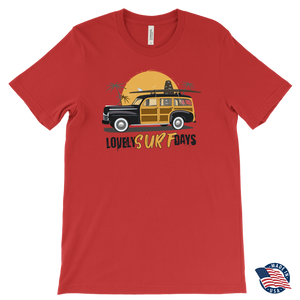 LOVELY SURF DAYS Vintage Look Men's T-Shirt - J & S Graphics