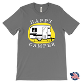 HAPPY CAMPER Vintage Trailer Men's T-Shirt - J & S Graphics