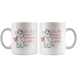 Ladies Don't Start Fights, but They Can Finish Them, Cat COFFEE MUG 11oz or 15oz