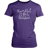 THANKFUL & BLESSED Women's T-Shirt - J & S Graphics