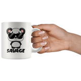 SAVAGE PANDA 11oz Coffee Mug - J & S Graphics
