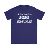 Seniors 2020 FRIENDS Themed T-Shirts, Men's Women's and Unisex