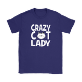 Crazy Cat Lady Women's T-Shirt - J & S Graphics