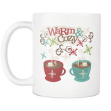 Warm and Cozy Hot Cocoa or Coffee Mug - J & S Graphics