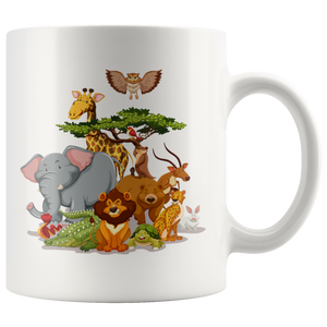 WILD ANIMALS 11oz or 15oz COFFEE MUG