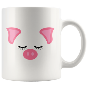 Cute Pig Face 11oz or 15oz COFFEE MUG