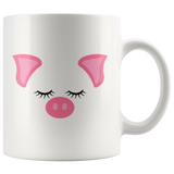 Cute Pig Face 11oz or 15oz COFFEE MUG