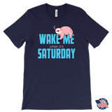 Wake Me When it's Saturday Sloth T-Shirt, Men's, Women's, Childrens