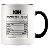 MOM Ingredients Color Accent COFFEE MUG 11oz