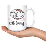 CAT LADY Coffee Mug 11 oz or 15 oz