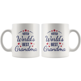 VOTED World's Best Grandma COFFEE MUG 11oz or 15oz