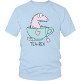 TEA REX - Humorous Unisex T-Shirt, T-Rex - J & S Graphics