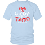 SWEET but TWISTED Candy Cane Unisex T-Shirt - J & S Graphics