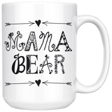 MAMA BEAR Coffee Mug, 11oz and 15oz - J & S Graphics