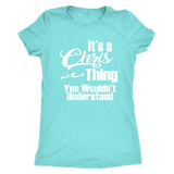 It's a CHRIS Thing Women's Triblend T-Shirt You Wouldn't Understand - J & S Graphics