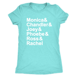 FRIENDS Name List Triblend Women's T-Shirt