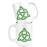 Celtic Knot TRIQUETRA Coffee Mug 11oz or 15oz