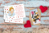 Instant Download LOVE SOUP Label for your Hot Chocolate Goody Bags VALENTINE'S Day Cards or Labels - J & S Graphics