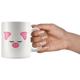 Cute Pig Face 11oz or 15oz COFFEE MUG