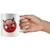 Devil Emoji Coffee Mug - J & S Graphics