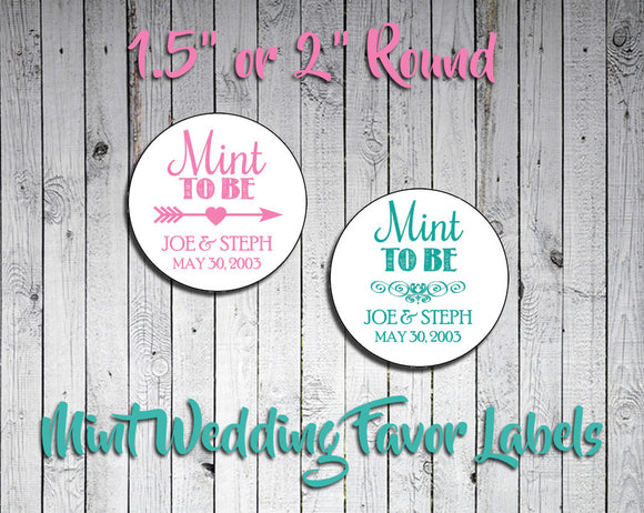 Personalized WEDDING Favor LABELS 2