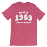 Made in 1969 Limited Edition Unisex short sleeve t-shirt - J & S Graphics