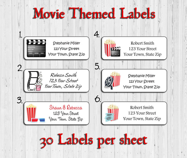 personalized-movie-theme-address-labels-family-return-address-labels